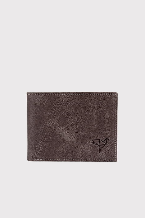 Zoozie Bags Chapel Cartera de Piel para Hombre Color Gris